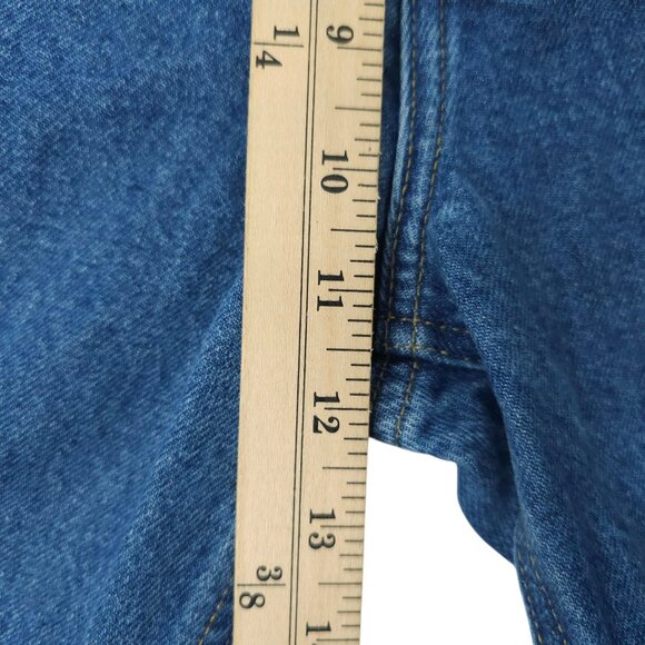 Carhartt Relaxed Fit Jeans Mens Size 30 x 33 Denim 5 Pocket Tapered Leg B17 DST - Picture 14 of 15